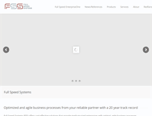 Tablet Screenshot of fss-group.com